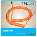 High quality copper conductor PU Jacket flexible spiral cable
